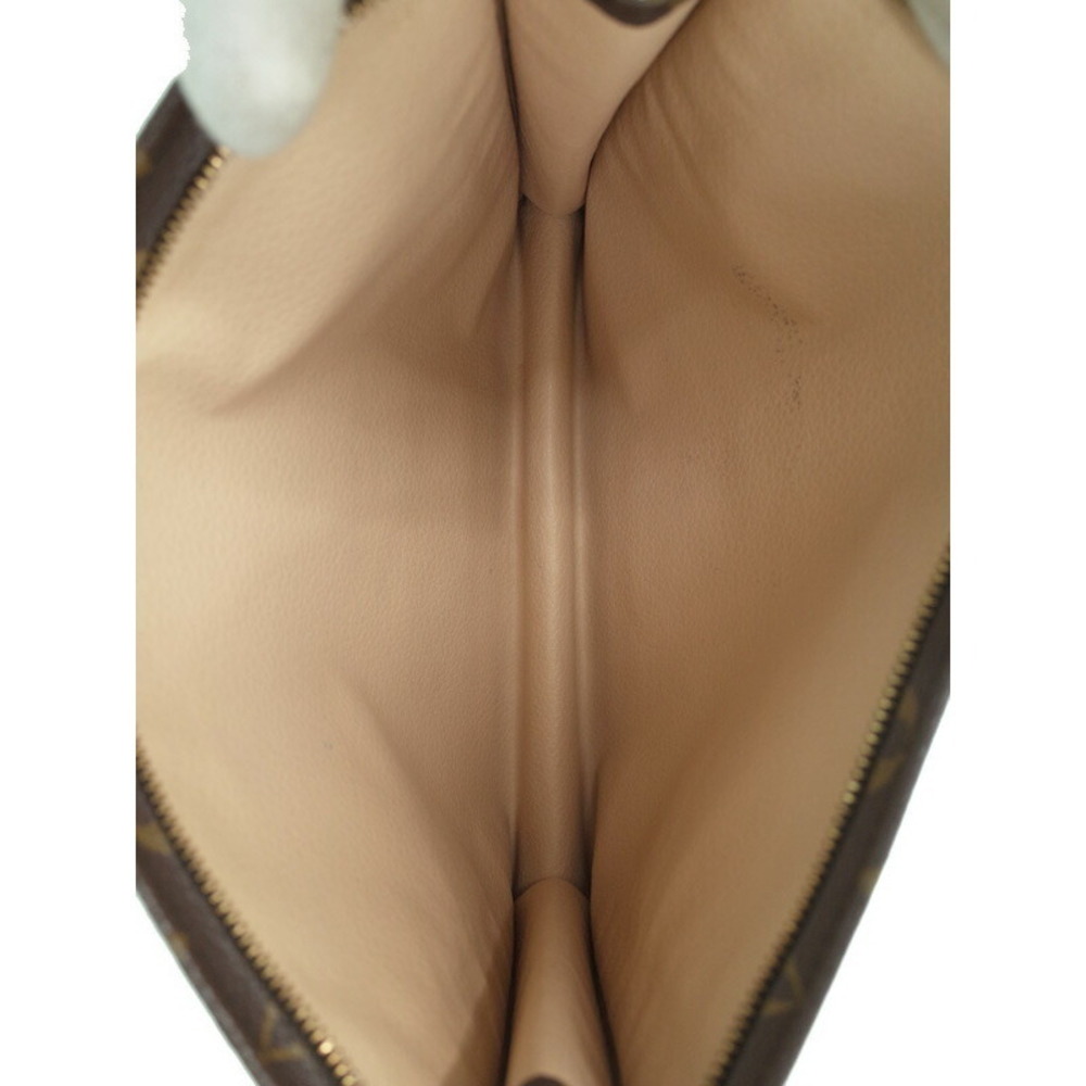 Louis Vuitton Monogram Leather Brown Poche Toilette Cosmetic Pouch - Picture 3 of 9